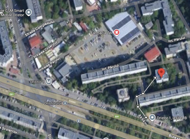 Dristor, 1 minut pana la metrou, comision 0